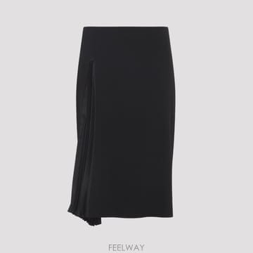 [A3] 질샌더 스커트 J02MA0402.J40356-001 BLACK