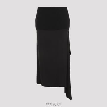 [A3] 질샌더 스커트 J02MA0233.J20050-001 BLACK