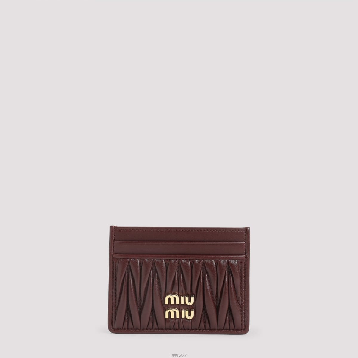 Miu Miu [A3] �̿�̿� ī������ 5MC076.AFPP-F0007 BORDEAUX[A3] �̿�̿� ī������ 5MC076.AFPP-F0007 BORDEAUX