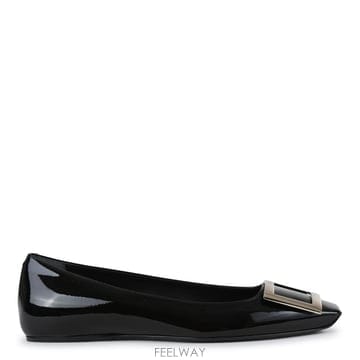 [Q11]로저비비에 RVW40415280D1PB999 여성 플랫슈즈 BLACK LEATHER TROMPETT