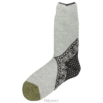 [V90]KAPITAL EK 553XSCBLACK 남성 양말 삭스 캐주얼양말 Yarns Heel Paisle