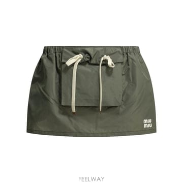 [V90]미우미우 MG2704121IF0414 S OOO 여성 스커트 치마 Cargo miniskirt wi