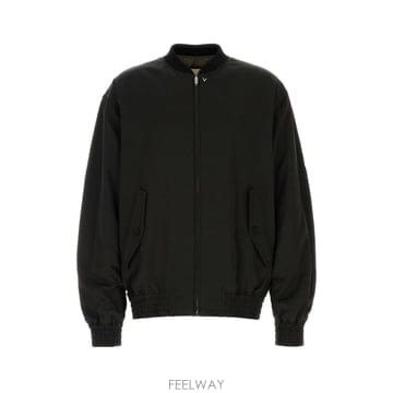 [X45]발렌티노 가라바니 9V0CIR51BNP 0NO 남성 블레이저 봄버 캐주얼자켓 Black viscos