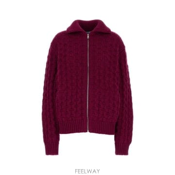 PRADA [X45]����� P25O59SOOO6835 F0590 ���� ������ ��Ʈ ����� Fuchsia wool car[X45]����� P25O59SOOO6835 F0590 ���� ������ ��Ʈ ����