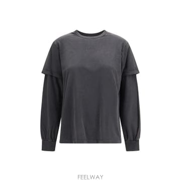 GANNI [K68]���� A1050266 252 ���� Ƽ���� �μҸ� ž ���� Future Heavy Jersey lon[K68]���� A1050266 252 ���� Ƽ���� �μҸ� ž ���� Futu
