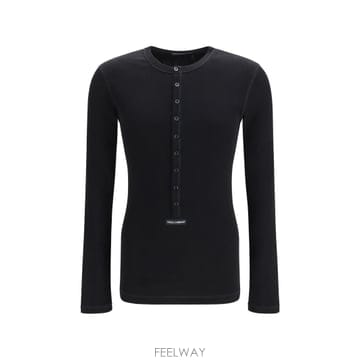 Dolce&Gabbana [K68]��ü�ذ��ٳ� G8PG8TG7P3I N0000 ���� Ƽ���� �μҸ� ž ���� ���� Ribbed cott[K68]��ü�ذ��ٳ� G8PG8TG7P3I N0000 ���� Ƽ���� �μҸ�