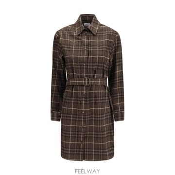 [K68]버버리 8134747 C6548 여성 원피스 롱 미디 미니 드레스 Check cotton shirt