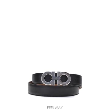 Ferragamo [K68]��󰡸� 786324 005 ���� ��Ʈ �㸮�� ������� Gancini reversible Belt[K68]��󰡸� 786324 005 ���� ��Ʈ �㸮�� ������� Gan