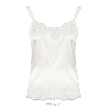 돌체 앤 가바나 레이스 트리밍 스파게티 스트랩 캐미탑