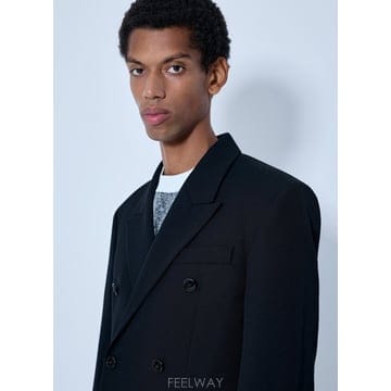 26 F/W 발렌시아가 더블브레스티드 테일러 울 트윌 블레이저 A00 B0112319800
