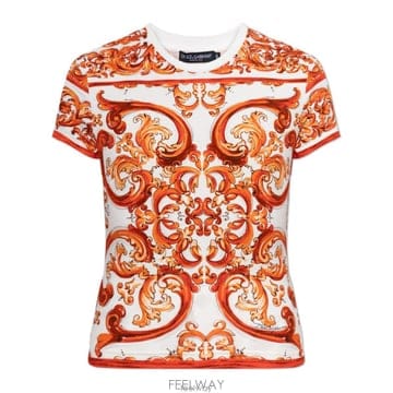 Dolce&Gabbana 26 FW ��ü�ذ��ٳ� ������ī ����Ʈ Ƽ���� S9000 F8V81TGDDT726 FW ��ü�ذ��ٳ� ������ī ����Ʈ Ƽ���� S9000 F8V81T