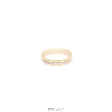 까르띠에 B4052200 핑크 화이트 옐로우 골드 방돔 루이 3.5MM 반지kk40818209