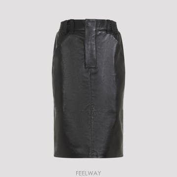 [A3] 생로랑 스커트 803422.YC2TE-1000 BLACK