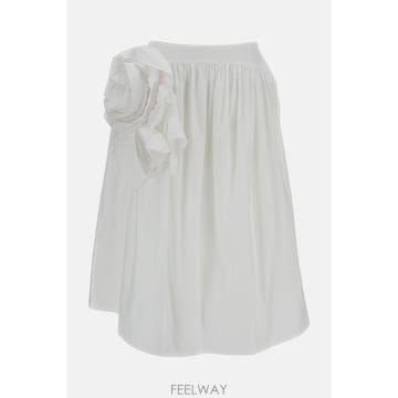 [B4] 시몬로샤 3199R1287WHITE 치마 스커트 여성