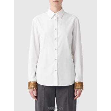 Dries Van Noten 26FW �帮�� �� ��ư ����콺 ���� 010741 4445001 WHITE26FW �帮�� �� ��ư ����콺 ���� 010741 4445001 WHITE