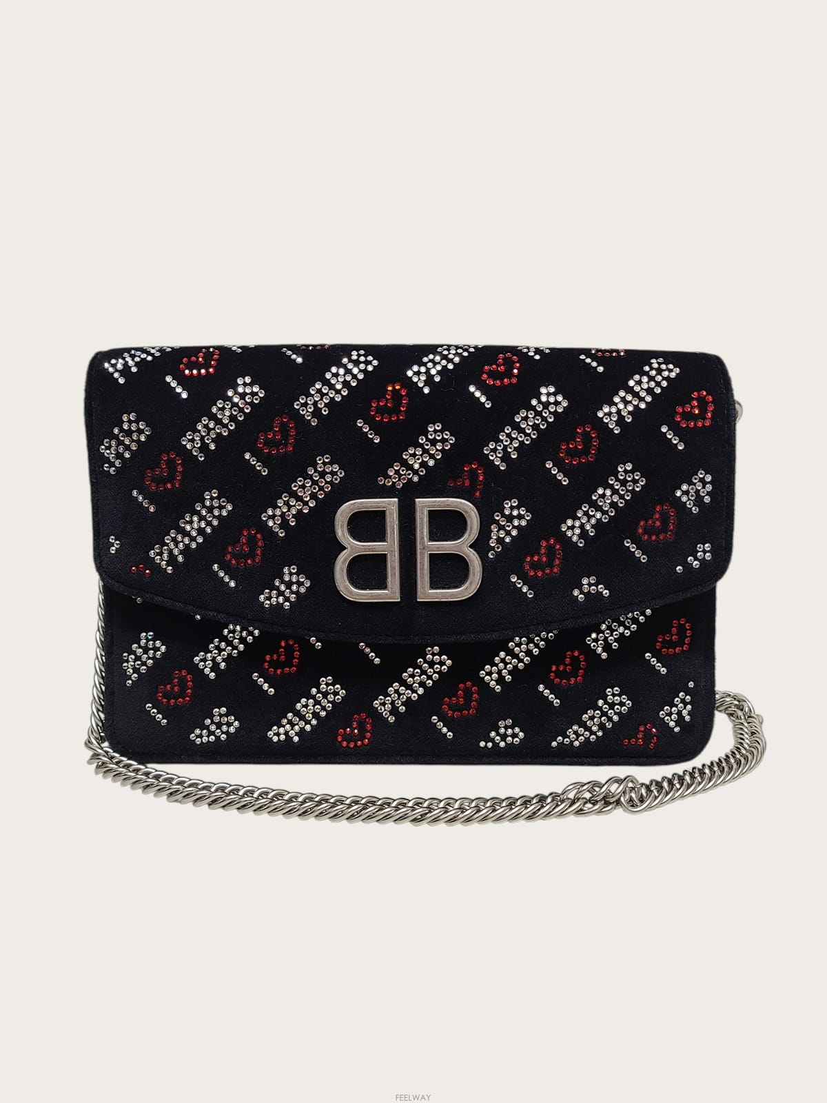 Balenciaga [�߰���ǰ/���̽���] �߷��þư� ���� ��Ʈ�� ���� I LOVE PARTS BB WOC ũ�ν���[�߰���ǰ/���̽���] �߷��þư� ���� ��Ʈ�� ���� I LO