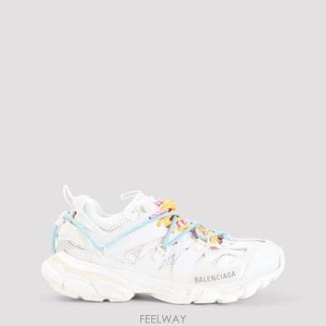 Balenciaga 26FW �߷��þư� Ʈ�� Ʈ���� ���̽� ����Ŀ�� 800590 WTRHK 9745 WHITE ORANGE BL26FW �߷��þư� Ʈ�� Ʈ���� ���̽� ����Ŀ�� 800590 WTR