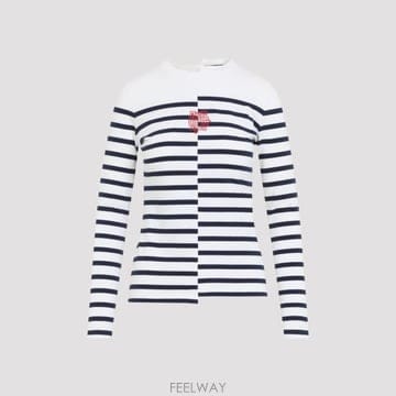 Jean Paul Gaultier 26FW �� �� ��Ƽ�� ž 2604WTO459J064 0159 WHITE NAVY26FW �� �� ��Ƽ�� ž 2604WTO459J064 0159 WHITE NAVY