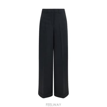 26FW 파비아나 필리피 스트레이트 팬츠 PAD226F724M289 825 BLACK