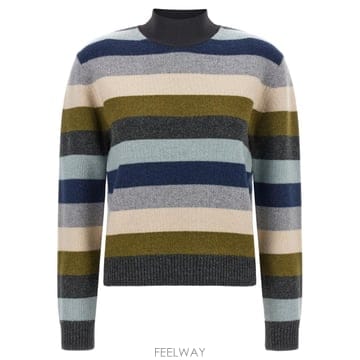 인더샵 Tory Burch 토리버치 멀티컬러 스트라이프 니트