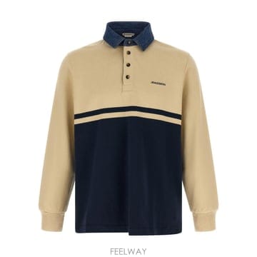 인더샵 JW ANDERSON JW 앤더슨 베이지 네이비 폴로 셔츠