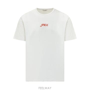 인더샵 JW ANDERSON JW 앤더슨 화이트 반팔 티셔츠