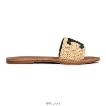 당일발송 셀린느 Lympia mules in raffia