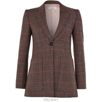 당일발송 끌로에 Simple breasted wool blazer