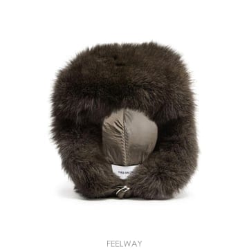 Yves Salomon ���Ϲ߼� �̺��θ� Loro Piana flannel and fox fur ushanka���Ϲ߼� �̺��θ� Loro Piana flannel and fox fur ush