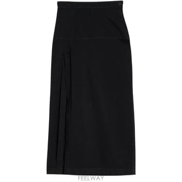 당일발송 르메르 Midi skirt with slit
