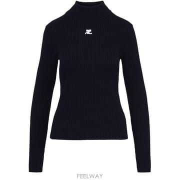 당일발송 쿠레주 Reedition high collar jumper