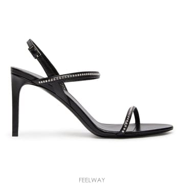 CELINE ���Ϲ߼� ������ Celine soir strap sandals with strass in lambskin w���Ϲ߼� ������ Celine soir strap sandals with strass 