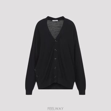 [A3] 르메르 가디건 PO0052.LK1063-BK999 BLACK
