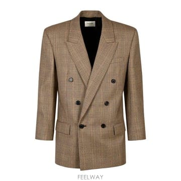 Saint Laurent 26FW ���ζ� ��Ʈ 871065 Y3L612242 BEIGE MARRON MARINE26FW ���ζ� ��Ʈ 871065 Y3L612242 BEIGE MARRON MARINE