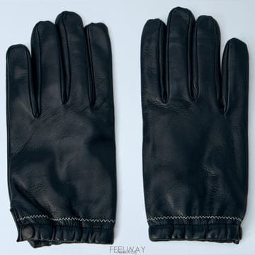 26 FW 아워레가시 밴딩 커프 스티치 레더 라이더 글러브 A4268RIB