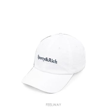 스포티앤리치 모자 화이트