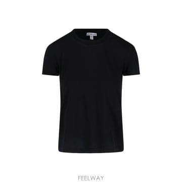 James Perse 26FW ���ӽ��޽� ���� Ƽ���� WLJ3114 BLACK26FW ���ӽ��޽� ���� Ƽ���� WLJ3114 BLACK