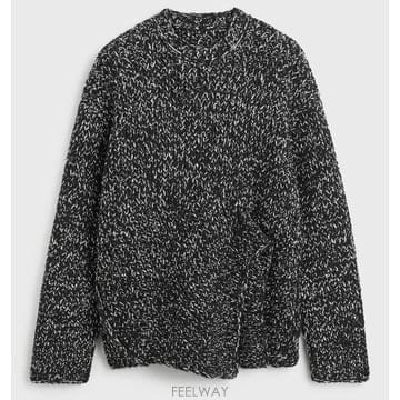 26 F/W 토템 비대칭 울 실크 니트 264WRT0904YA0361 B0742314546