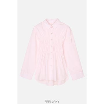 [B4] 세실리에반센 25RTW12001BLUSHPINK 블라우스 셔츠 탑 여성