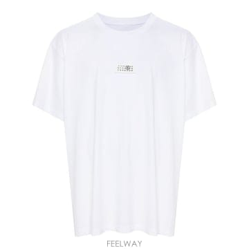 MM6 메종 마르지엘라 로고 코튼 티셔츠 SH0GC0032S2431 B0711884929