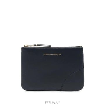 26FW 꼼데가르송 클래식 레더 라인 파우치 SA8100 099 NAVY