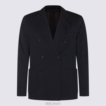 26FW 라르디니 수트 자켓 AC691E27 ACJ67054850 NAVY BROWN