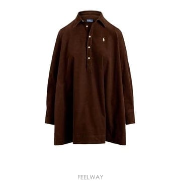 26FW 폴로 랄프로렌 미디 원피스 211B22153 005 BROWN