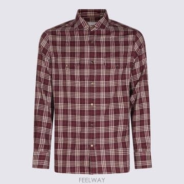 26FW 브루넬로 쿠치넬리 셔츠 MY6554008 C037 PRUGNA