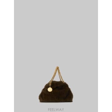 Stella McCartney 26FW ���ڶ� ��īƮ�� �ȶ󺧶� ��ν�Ʈ�� ����� 7B0144 BROWN26FW ���ڶ� ��īƮ�� �ȶ󺧶� ��ν�Ʈ�� ����� 7B0144