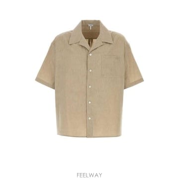 26FW 로에베 긴팔 셔츠 H526Y05WH7 BEIGE Beige o Tan