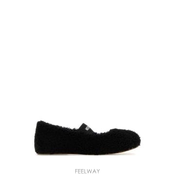 26FW 문부츠 플랫 슈즈 2400010 N001 Black