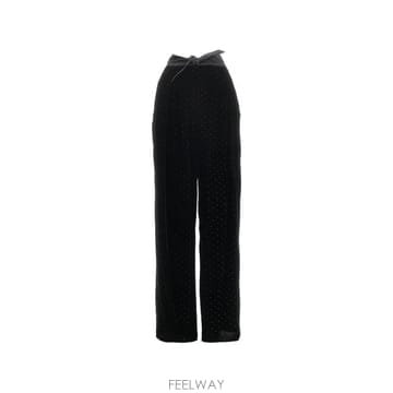 26FW 엠포리오 아르마니 스트레이트 팬츠 EW004285 AF24428FC367 BLACK