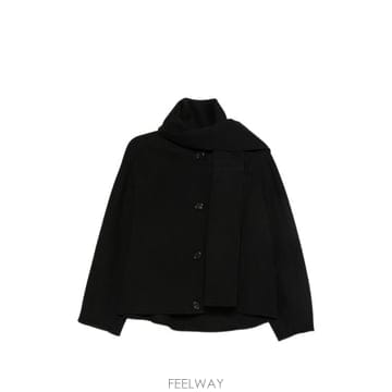 26FW 에스막스마라 수트 자켓 29046053600 013 BLACK