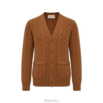 26FW 아미 스웨터 UKC393KN0189 280 CAMEL
